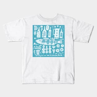 Blue Food! Kids T-Shirt